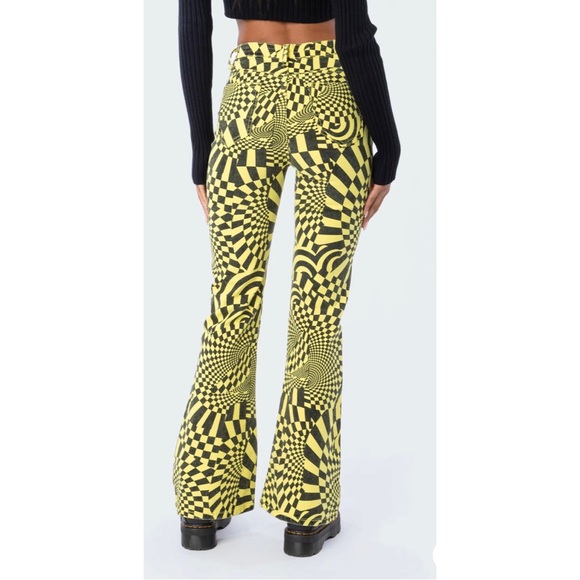 Edikted Trippy Flare Jeans - Picture 3 of 4